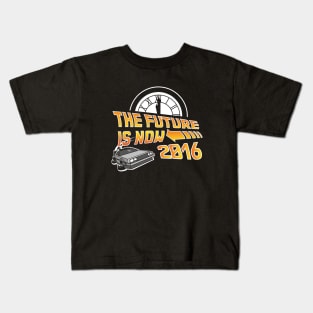 Back to the Future, The future is now 2016 Kids T-Shirt